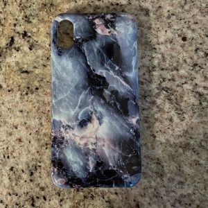 Casely iPhone X phone case. Blue Marble. Very good condition. Smoke free home.